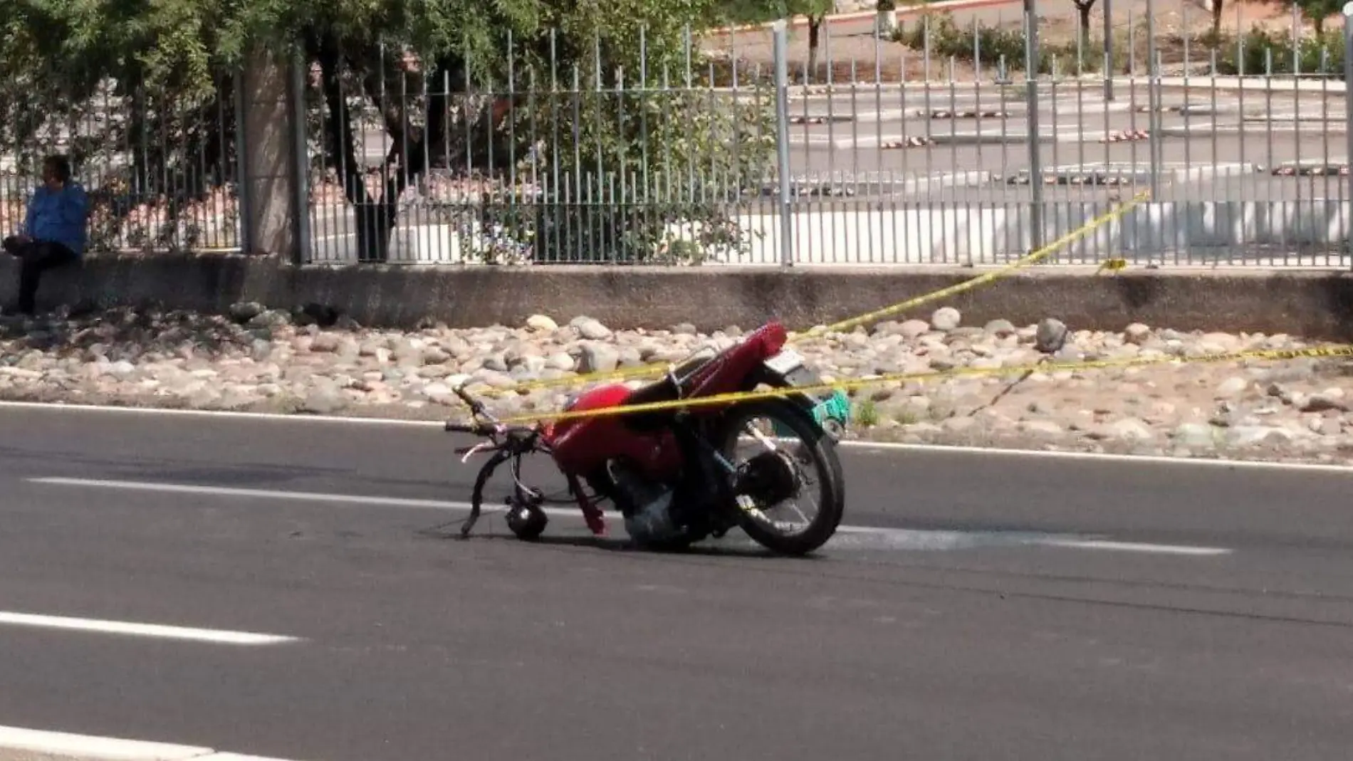 motocicleta accidente